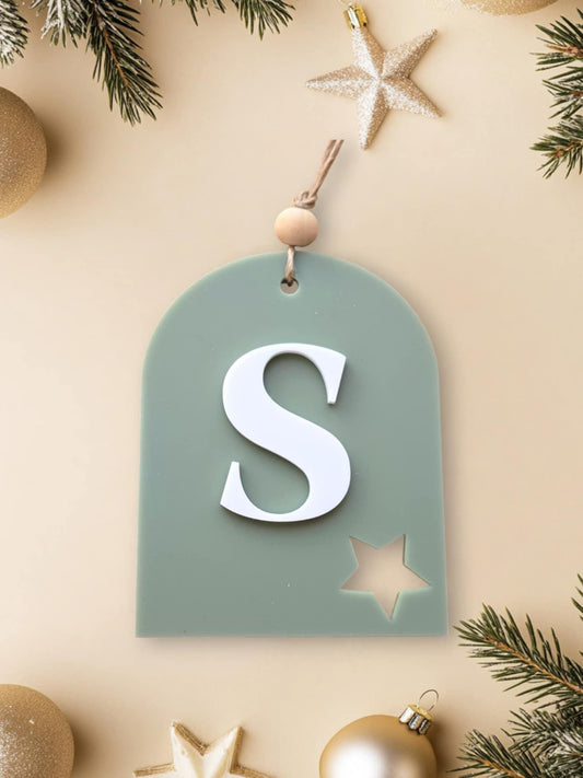 Personalised Christmas Decoration Arch | Christmas Gift Tag | Arch Bauble | Gift Tag |