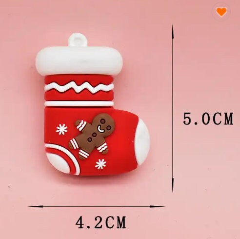 Assorted Christmas Keyrings | PVC Keychains | Christmas Keychains