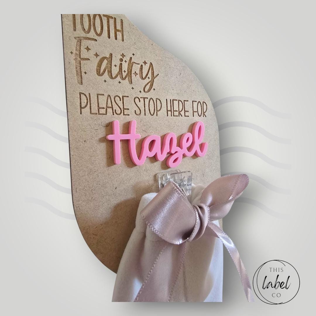 Tooth Fairy Door Hanger - Rounded Top