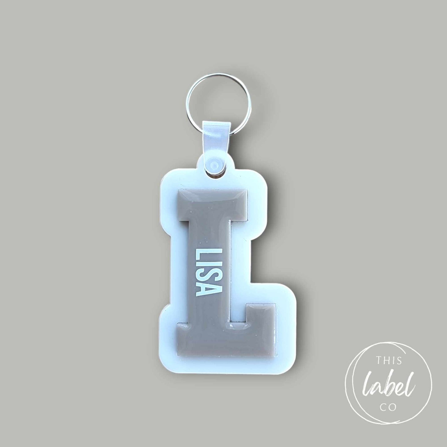 CUSTOMISATION LISTING for Alphabet Letter Keyrings - Acrylic