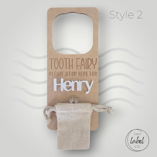 Tooth Fairy Door Hanger - Square Top