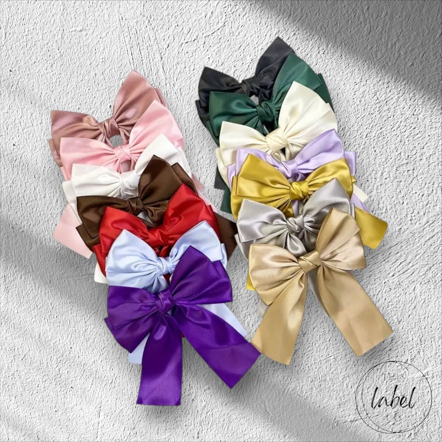 Satin Ribbon Bow Hair Clip | Custom Bow Hair Clip | Hair Bow | Custom Hair Accessories | Pre Order for End of Oct Delivery