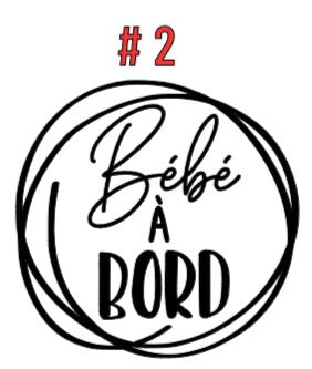 Bébé à Bord Decals