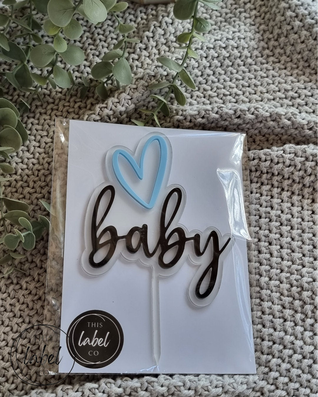 Acrylic Cake Topper | Baby Shower Cake Topper | Baby Shower | Baby Cake