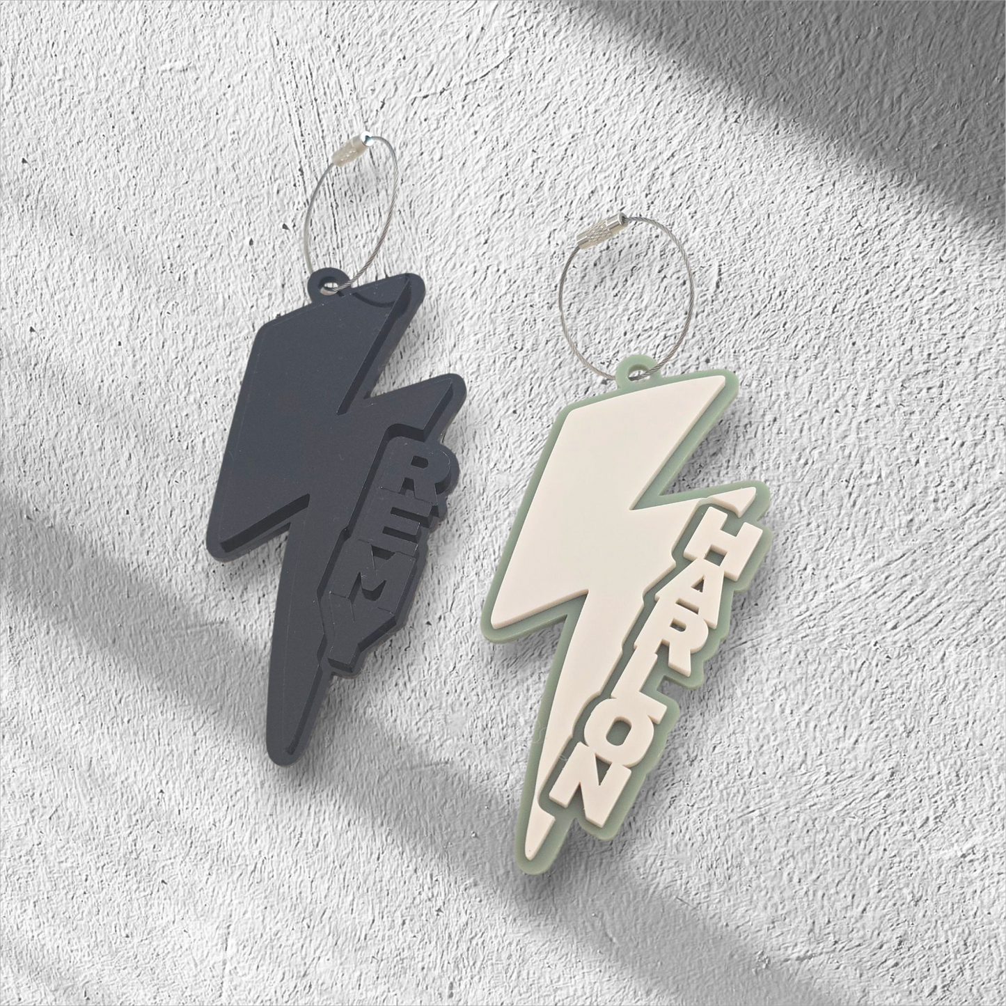 Assorted Shape Custom Keyrings/Bag Tags