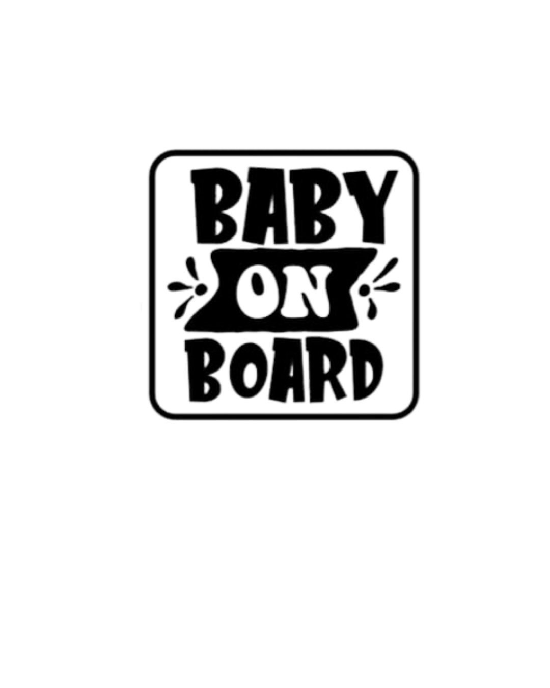 Baby On Board Decals