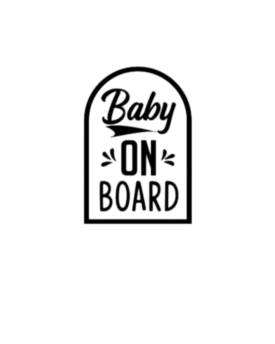 Baby On Board Decals