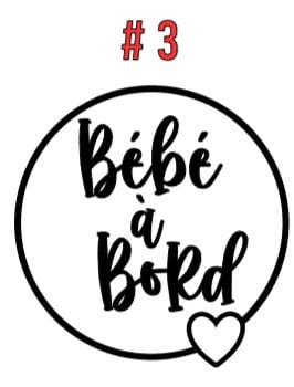 Bébé à Bord Decals