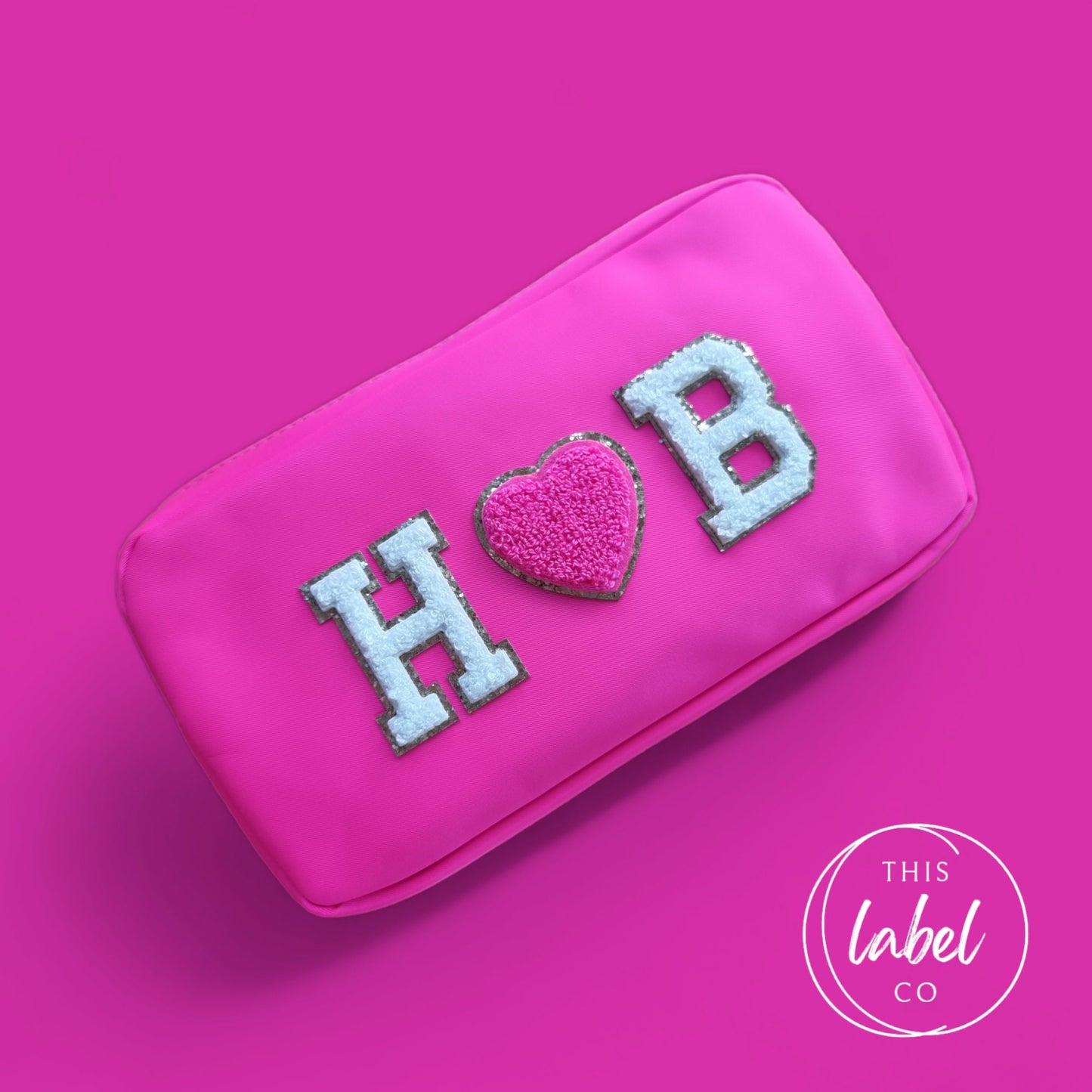 Medium Nylon Cosmetic Bag | Small Items Bag |