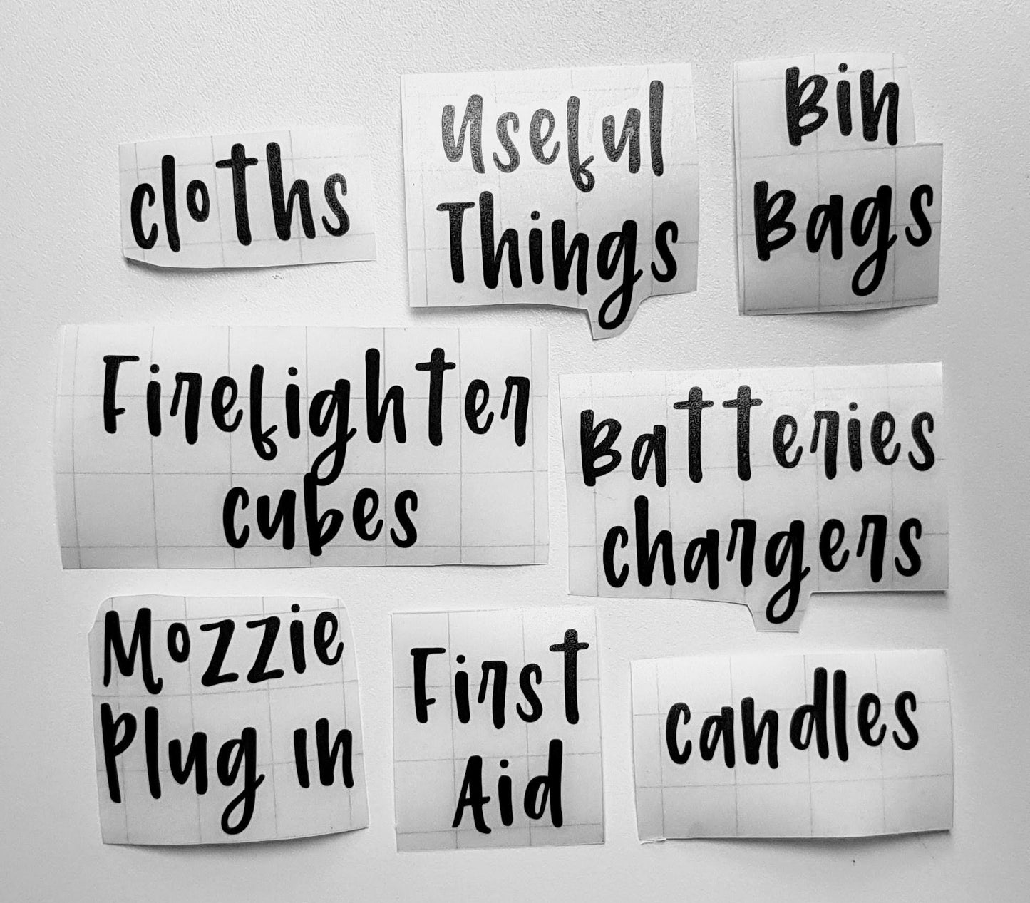 Custom Pantry/Laundry/Linen Closet Labels - Large
