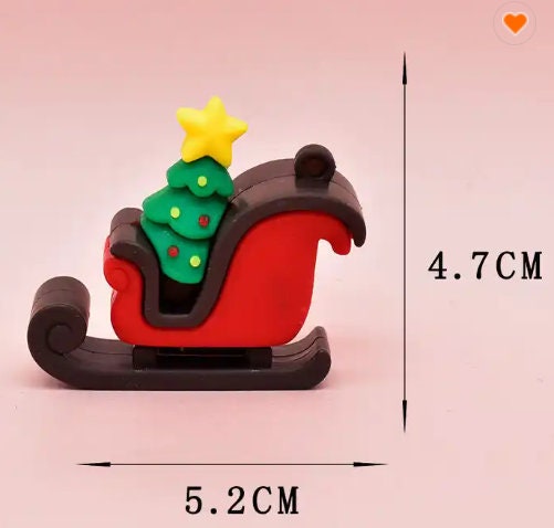 Assorted Christmas Keyrings | PVC Keychains | Christmas Keychains