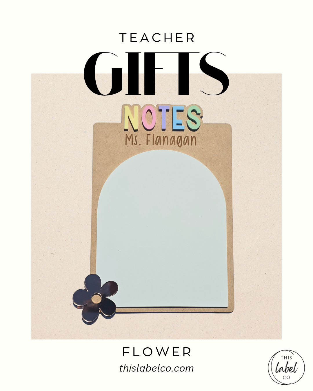 Teacher Gift Dry Erase Note Board