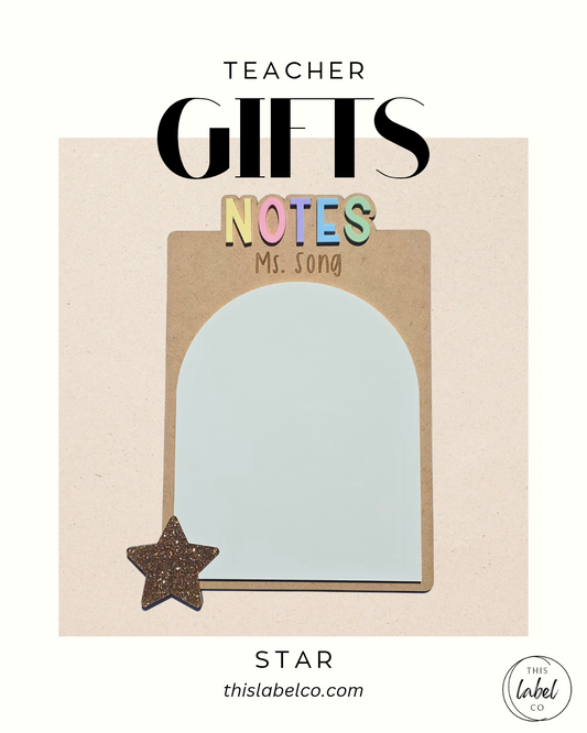 Teacher Gift Dry Erase Note Board