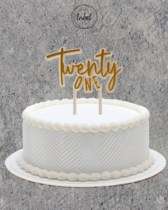 Name Birthday Cake Topper
