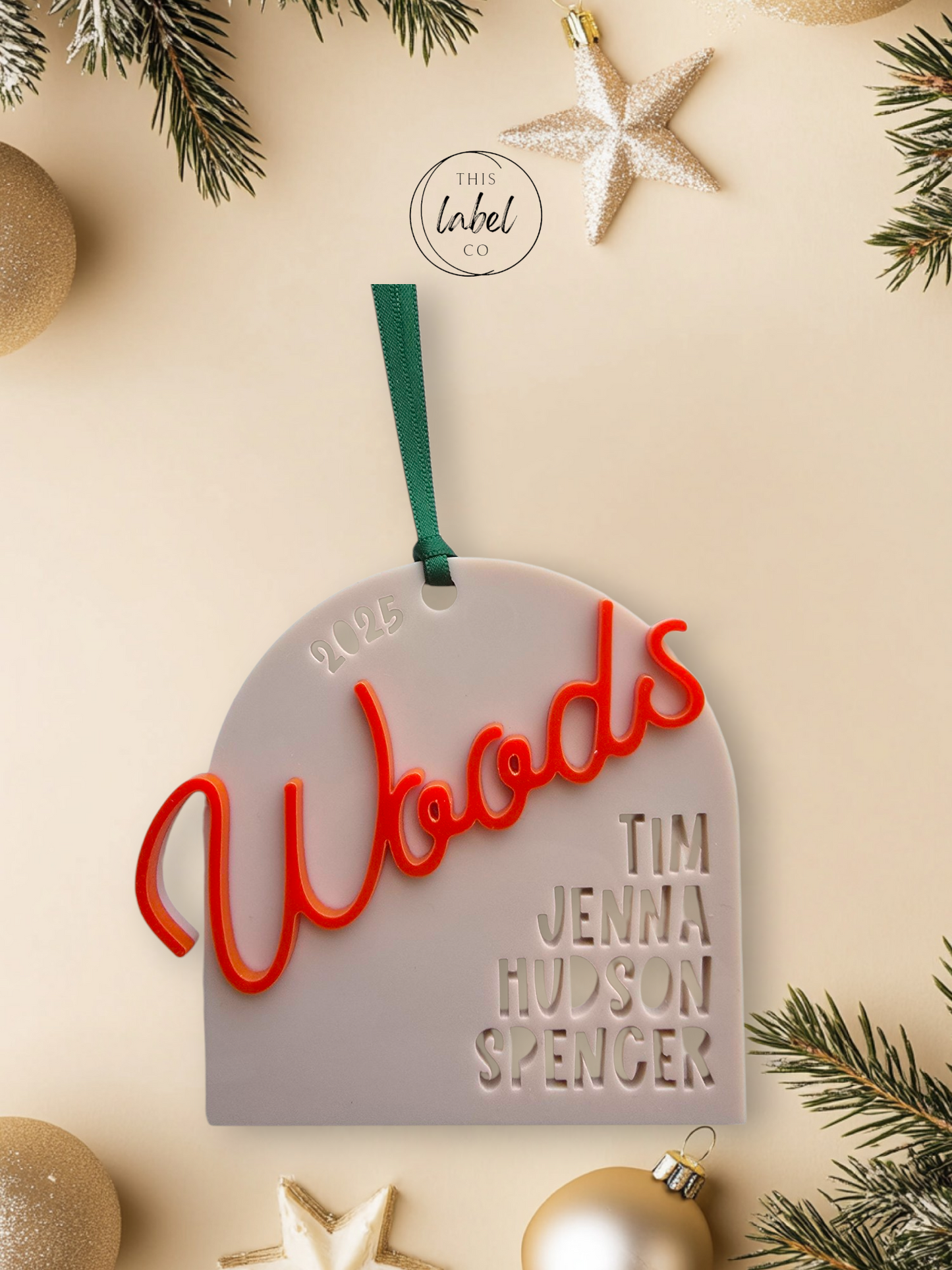 Custom Family Names Arch Decoration