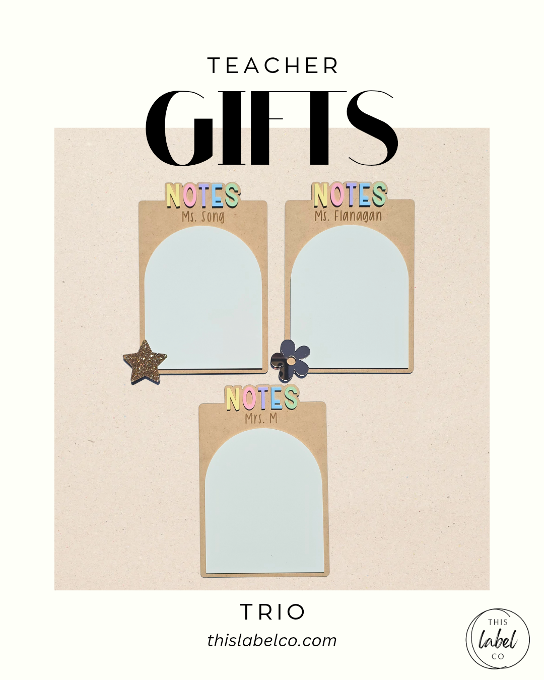 Teacher Gift Dry Erase Note Board