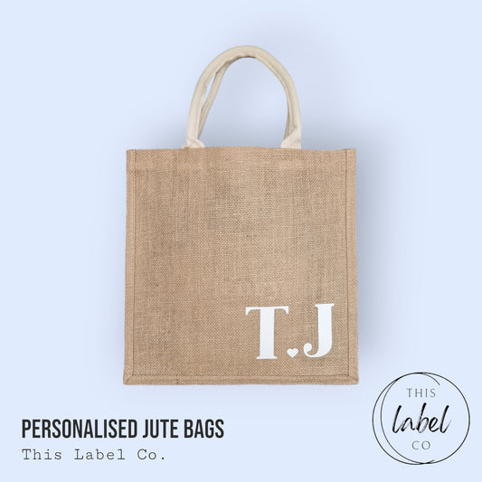 Personalised Jute Bag | Custom Bridal Party Gift Bag | Custom Birthday Bag | Stylish Eco Friendly Bag | Custom Gift Bag | Wedding Bag