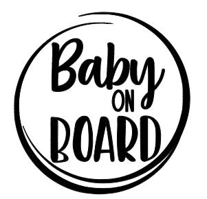 Baby On Board Decals -Large