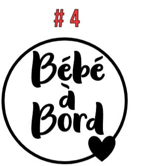 Bébé à Bord Decals