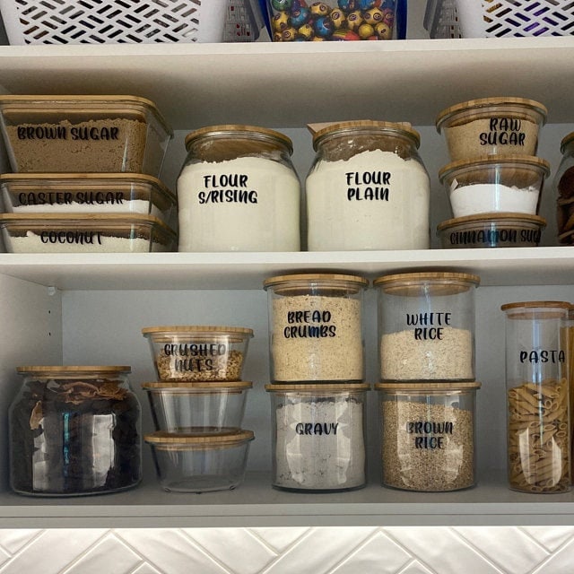 Custom Pantry Labels