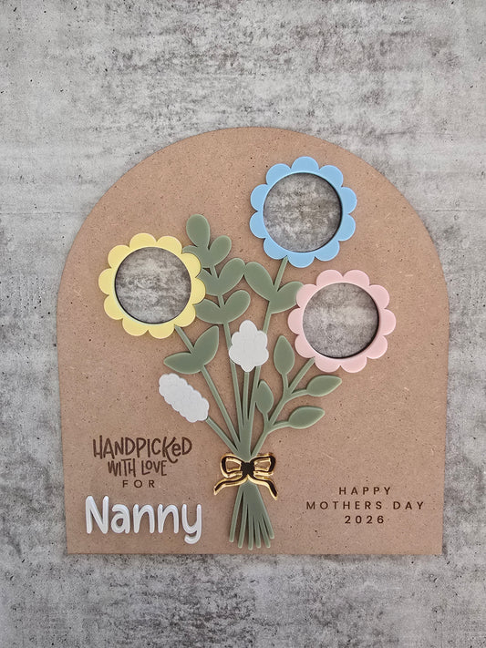 Mothers Day Photo Sign - Customisable up to 4 photos