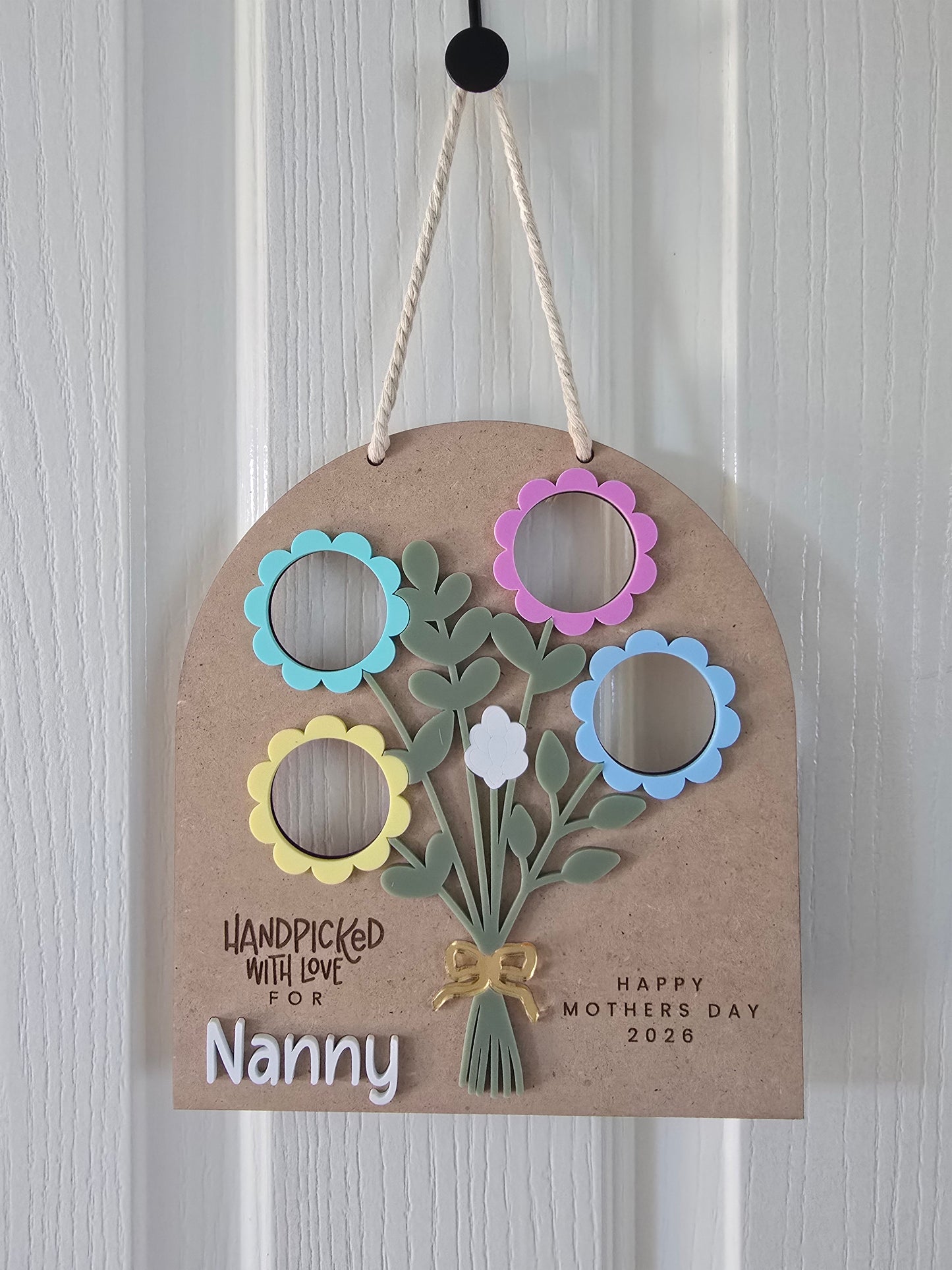 Mothers Day Photo Sign - Customisable up to 4 photos