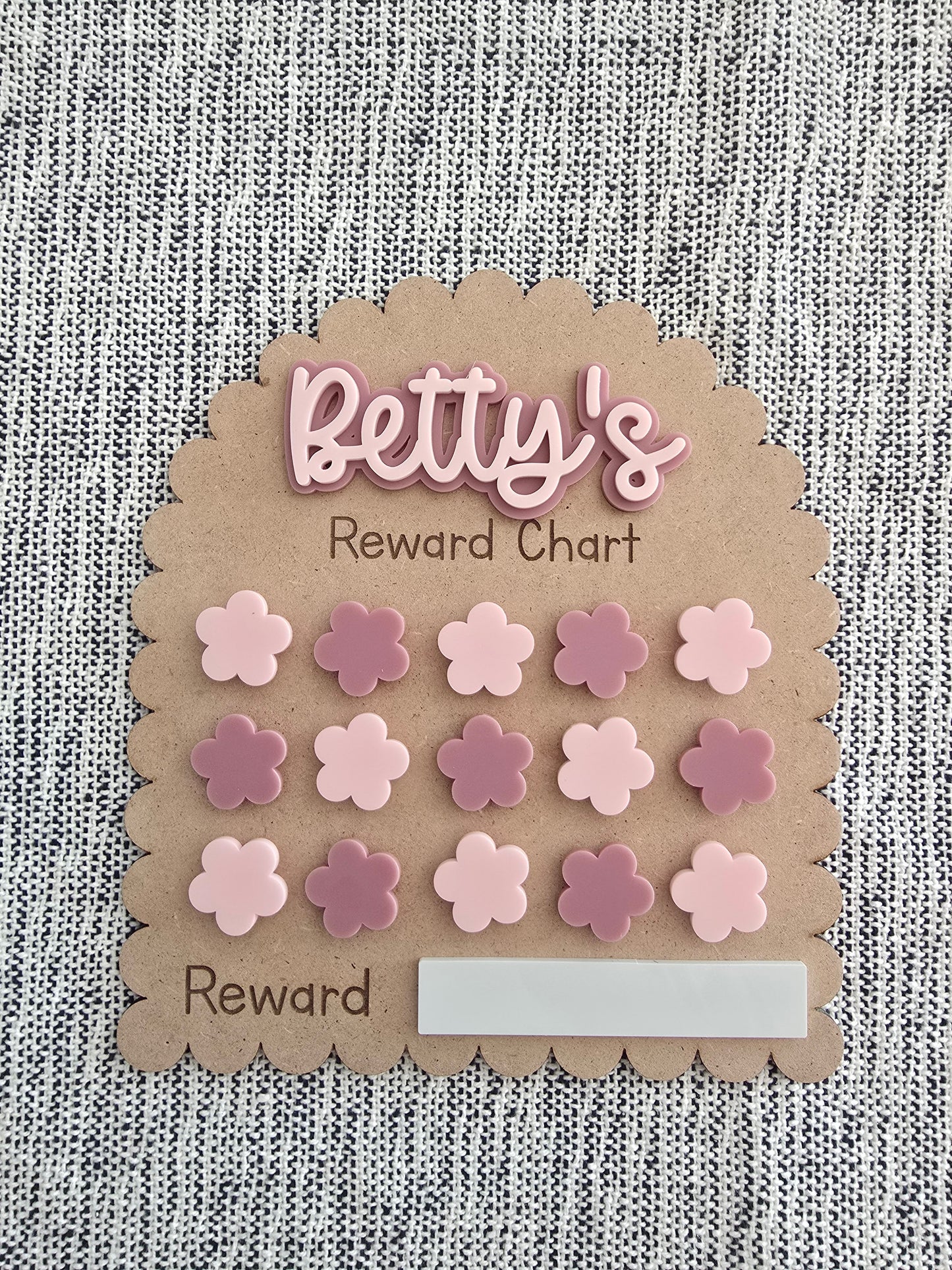 Personalized Kids Reward Chart | Custom Acrylic & MDF Incentive Board