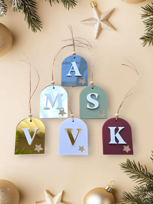 Personalised Christmas Decoration Arch | Christmas Gift Tag | Arch Bauble | Gift Tag |