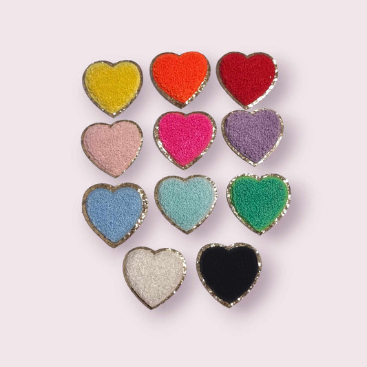 3M Self Adhesive Chenille Patches | Chenille Letters | Chenille Hearts | Bag Patches