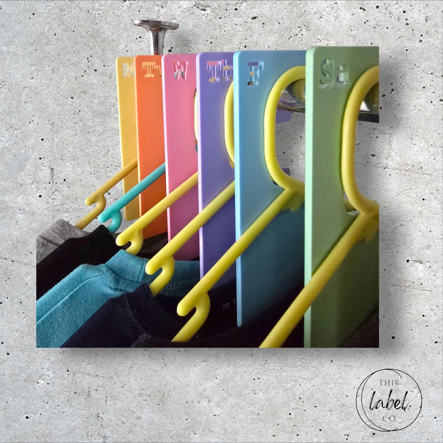 Day of the Week Clothing Dividers | Kids Closet Dividers | Adult Clothing Dividers | Closet Organisation | Wardrobe Organisation