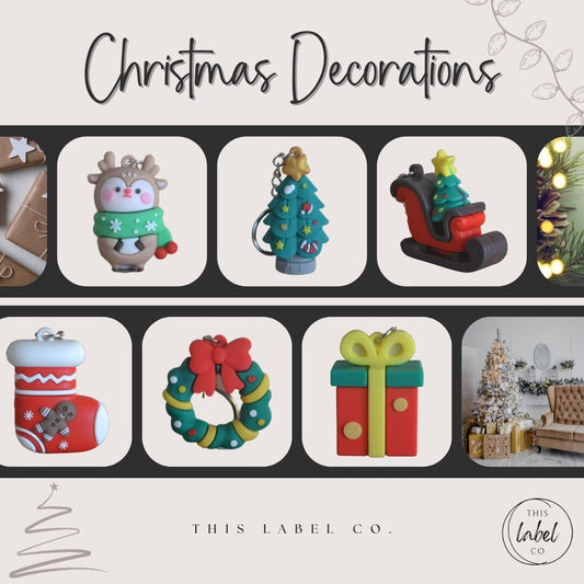 Assorted Christmas Keyrings | PVC Keychains | Christmas Keychains