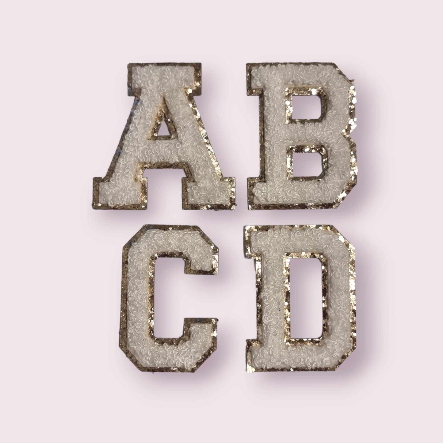 3M Self Adhesive Chenille Patches | Chenille Letters | Chenille Hearts | Bag Patches