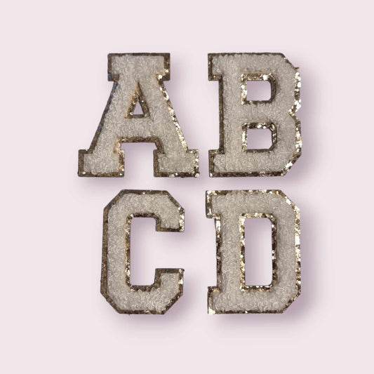 3M Self Adhesive Chenille Patches | Chenille Letters | Chenille Hearts | Bag Patches