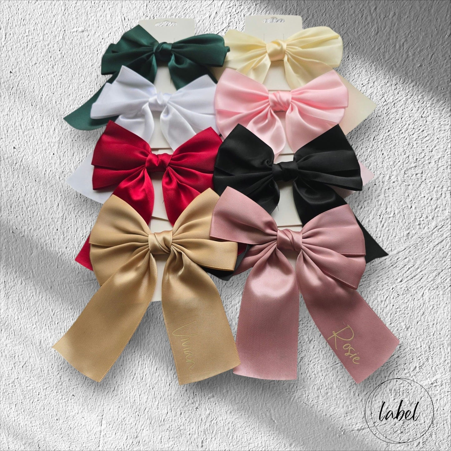 Satin Ribbon Bow Hair Clip | Custom Bow Hair Clip | Hair Bow | Custom Hair Accessories | Pre Order for End of Oct Delivery