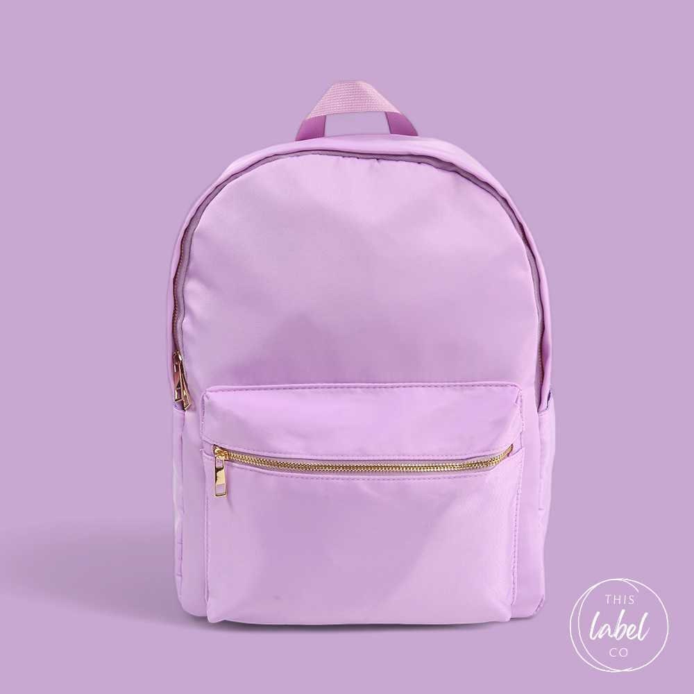 Nylon Backpack | Chenille Patch Backpack | Kids Backpack | Customisable