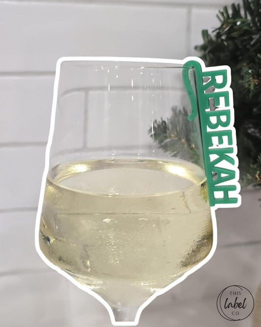 Acrylic Drink Clips | Party Favours | Wedding Place Holders | Party Drink Clips | Custom Place Holders