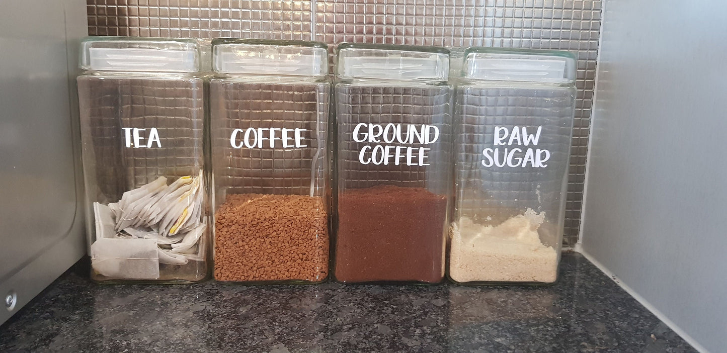 Custom Pantry/Laundry/Linen Closet Labels - Large