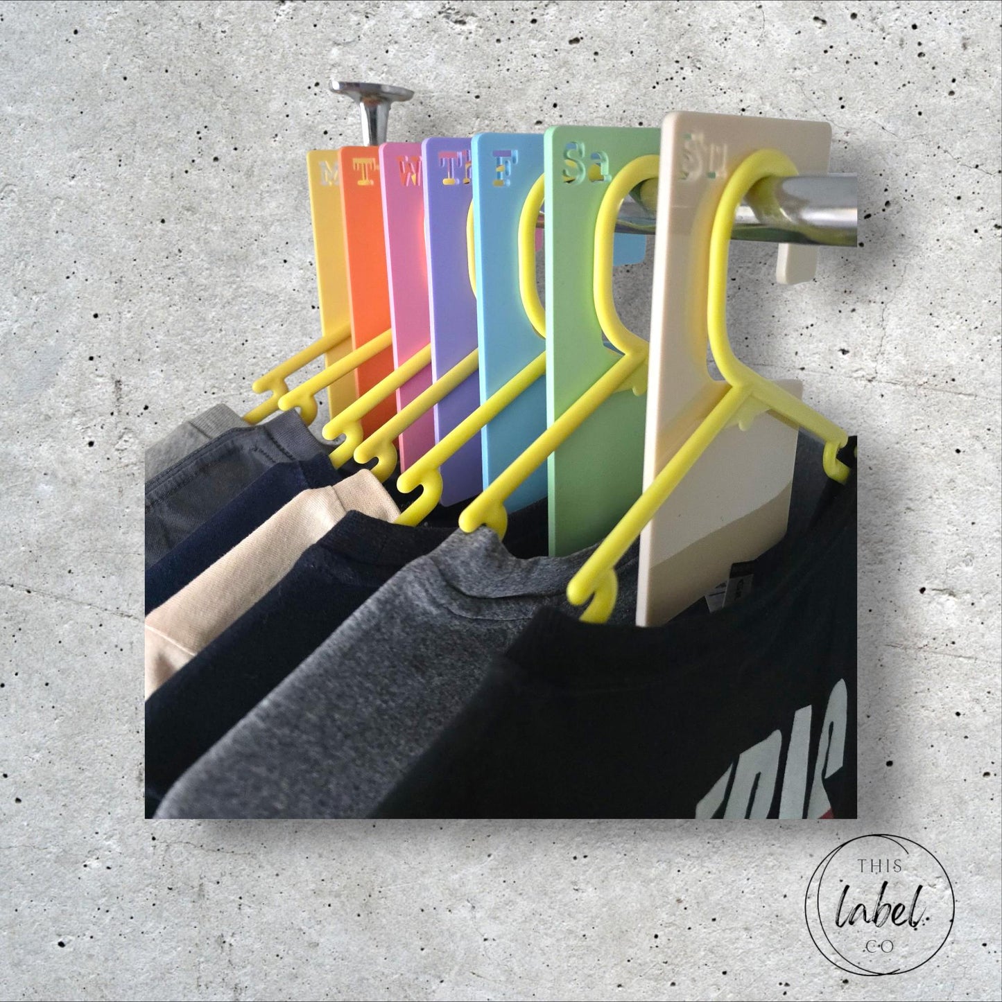 Day of the Week Clothing Dividers | Kids Closet Dividers | Adult Clothing Dividers | Closet Organisation | Wardrobe Organisation