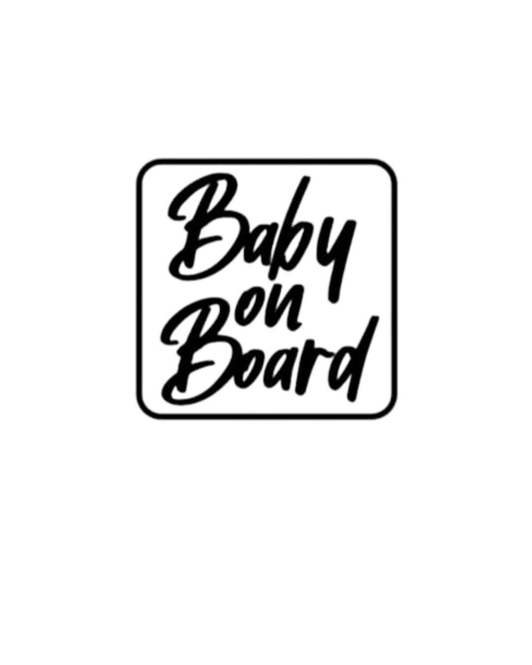 Baby On Board Decals