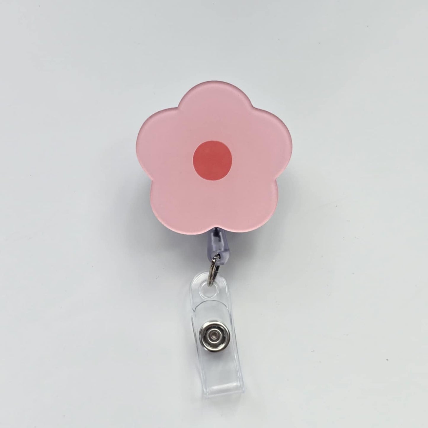 Flower Retractable ID Badge Reel