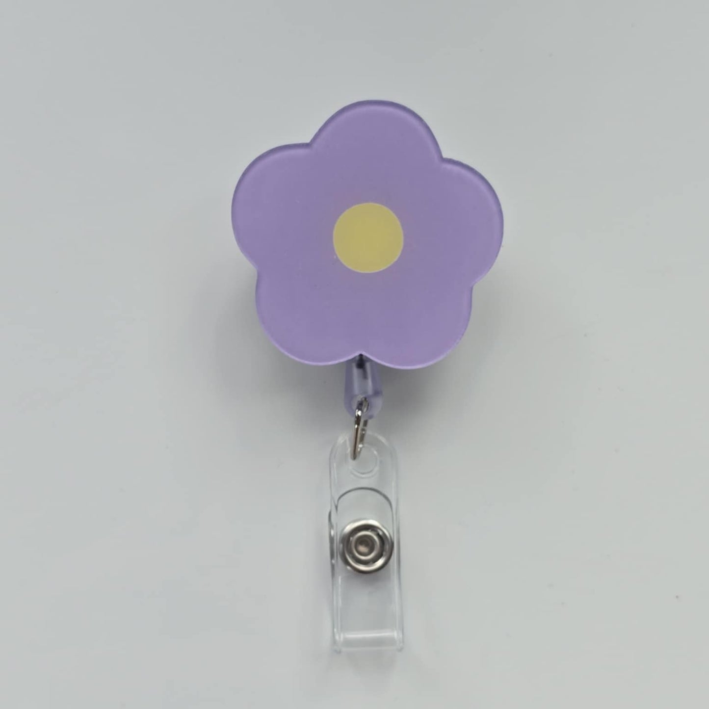 Flower Retractable ID Badge Reel