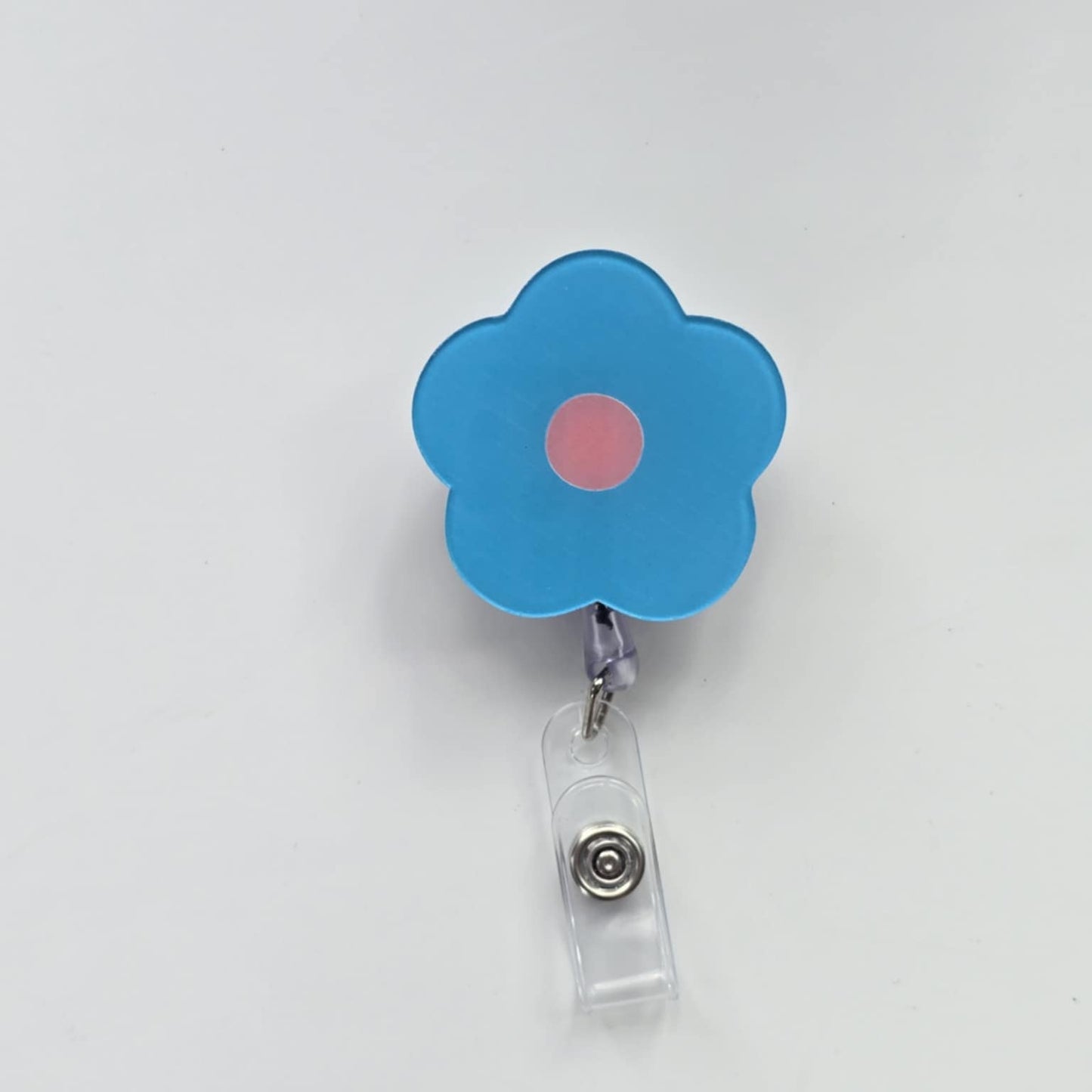 Flower Retractable ID Badge Reel