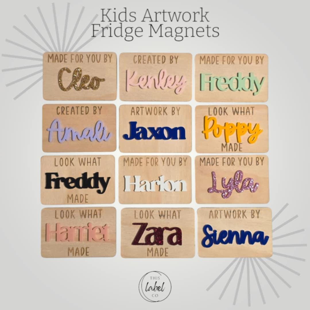 Kids Artwork Fridge Magnets | Display Kids Artwork | Fridge Magnet