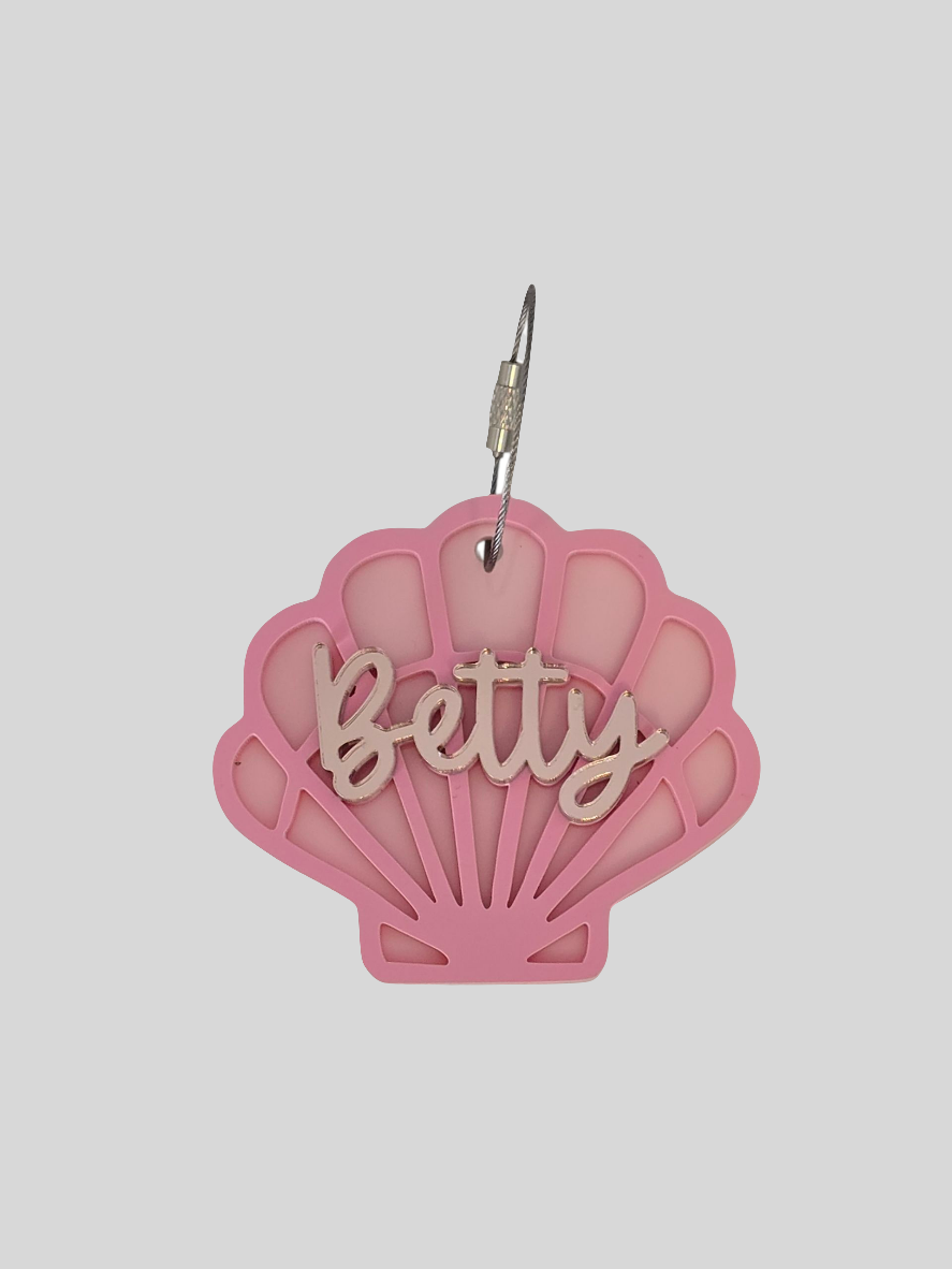Customised Seashell Keyring