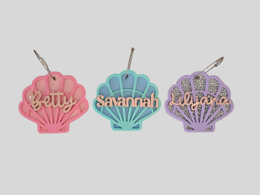 Customised Seashell Keyring