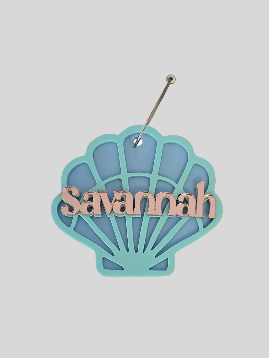 Customised Seashell Keyring