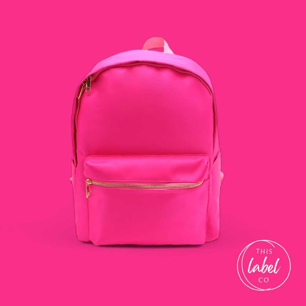 Nylon Backpack | Chenille Patch Backpack | Kids Backpack | Customisable