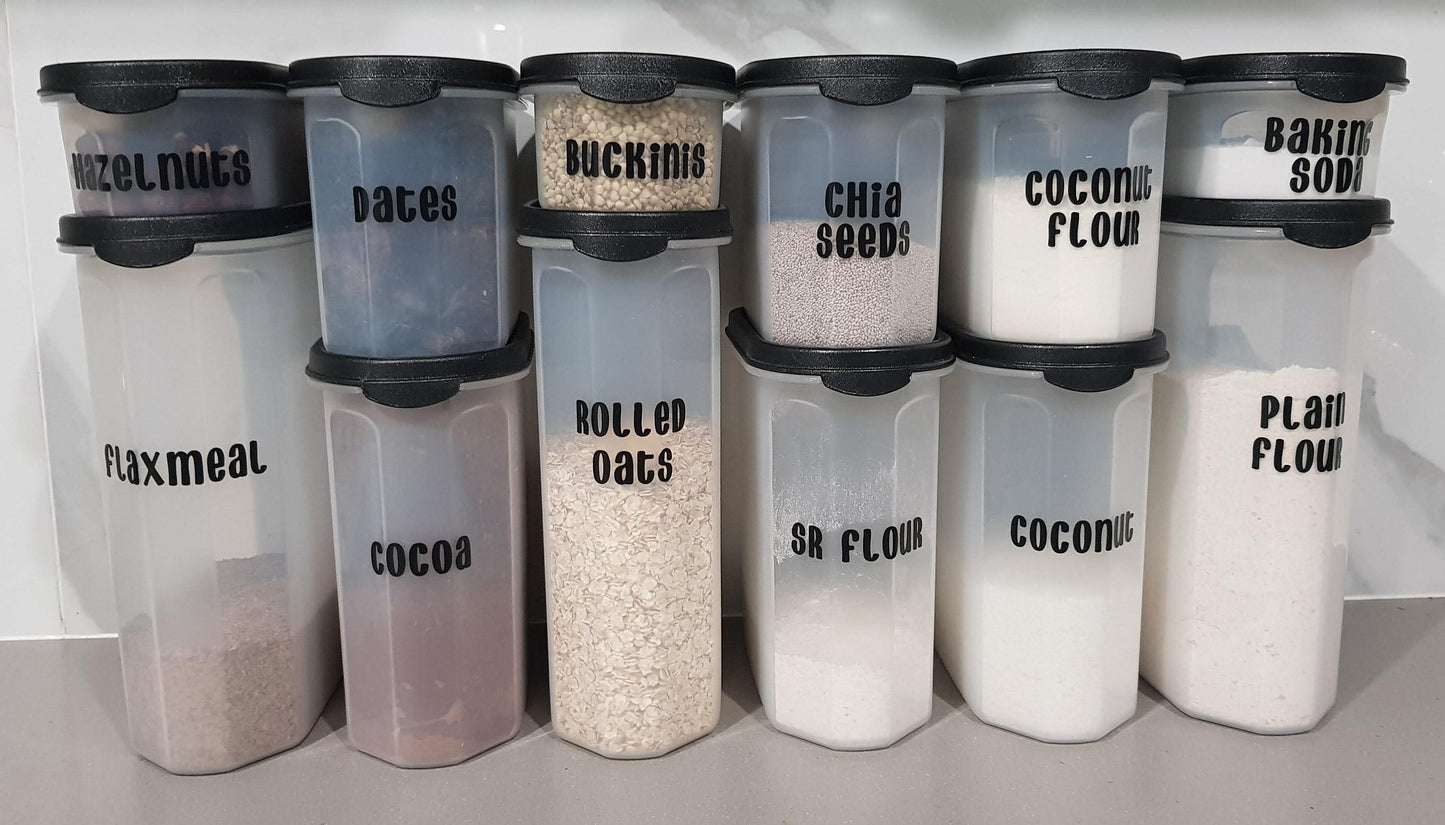 Custom Pantry Labels