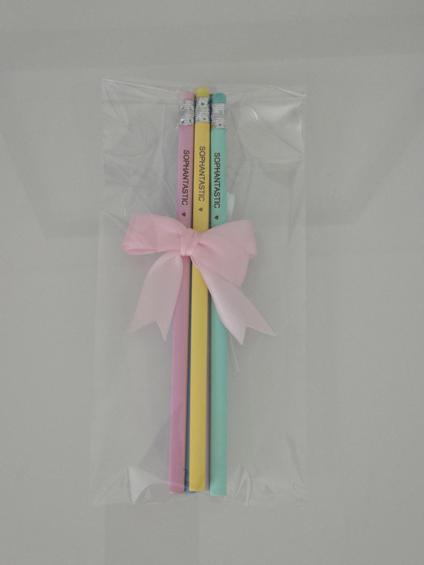 5 x Pastel Personalised HB Pencils | Customised Pencils | School Pencils | Named Pencils | Add on gift