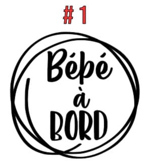 Bébé à Bord Decals